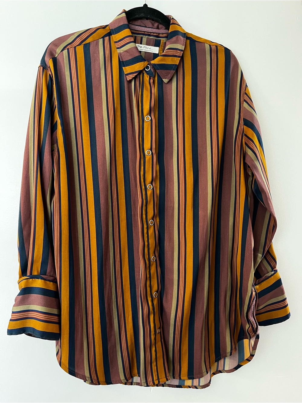We The Free | Striped Snap Up Shirt